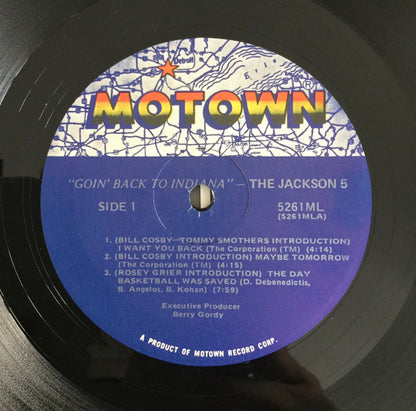 The Jackson 5 : Original TV Soundtrack - Goin' Back To Indiana (LP, Album, RE)
