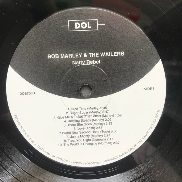 Bob Marley & The Wailers : Natty Rebel (LP, Comp, 180)