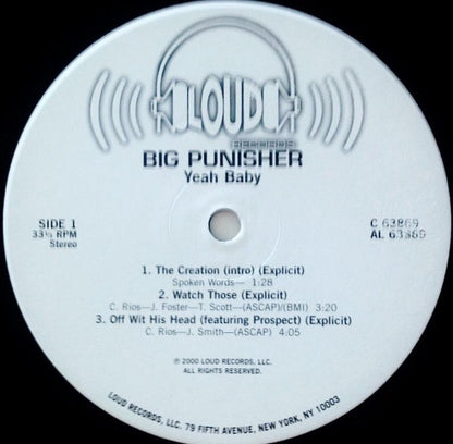 Big Punisher : Yeeeah Baby (2xLP, Album)