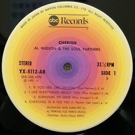 Al Hudson & The Partners : Cherish (LP, Album)