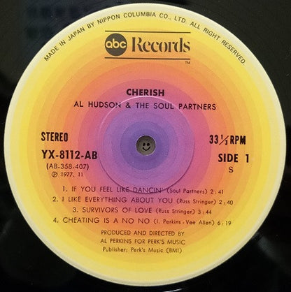 Al Hudson & The Partners : Cherish (LP, Album)