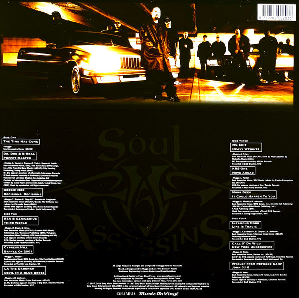 DJ Muggs Presents The Soul Assassins : The Soul Assassins (Chapter 1) (2xLP, Album, RE, RP, 180)