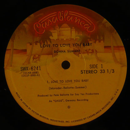 Donna Summer : Love To Love You Baby (LP, Album, RP)