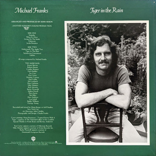 Michael Franks : Tiger In The Rain (LP, Album)