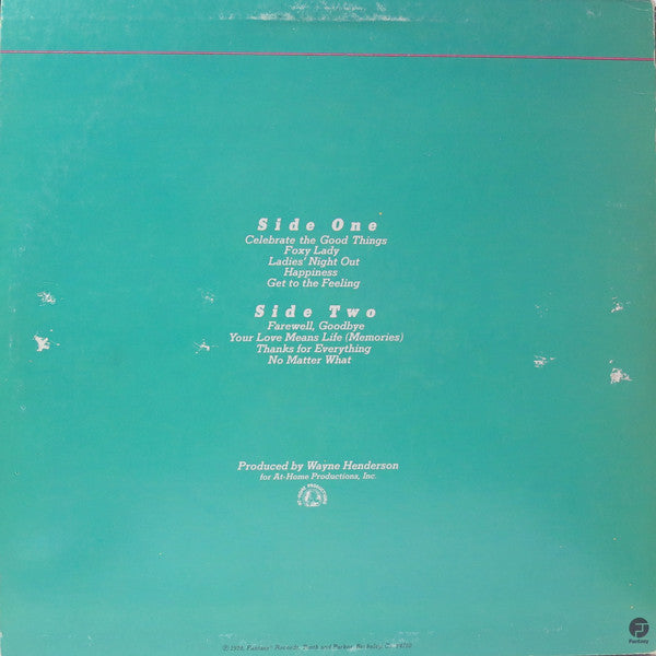 Pleasure (4) : Get To The Feeling (LP, Album, Pit)