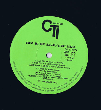 George Benson : Beyond The Blue Horizon (LP, Album)