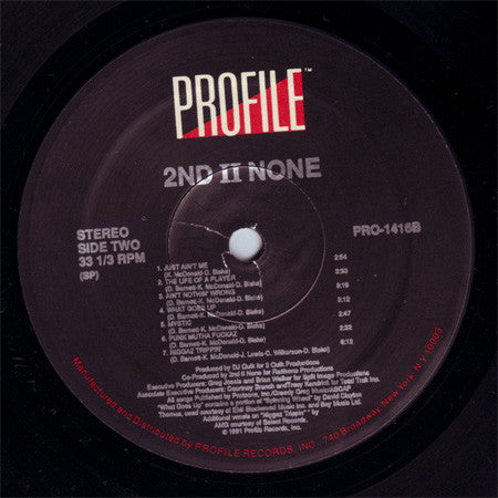 2nd II None : 2nd II None (LP, Album)